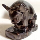 Pair of bookends 1960s Stylised Bull