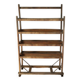 Vintage rolling shelf craft furniture