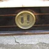 Ancient scale in marble and wood