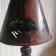 Original lamp with a metal shade