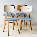 Chaises de salle à manger vintage de Ton, 1960'