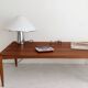 Scandinavian coffee table in teak