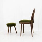 Set of Chair and Stool, Czechoslovakia, 1960s