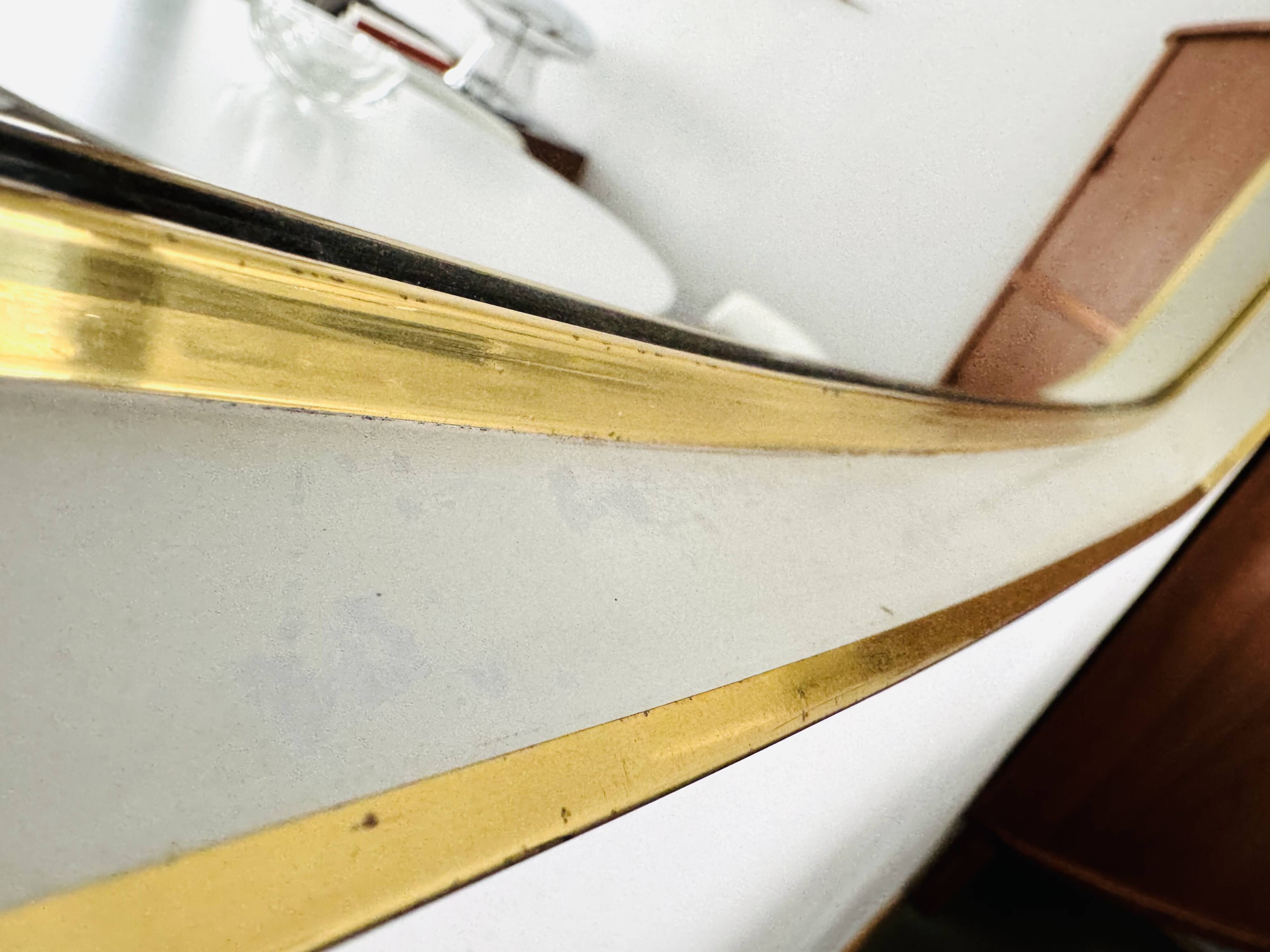 Brass Wall Mirror by Vereinigte Werkstätten München