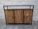 Buffet de style indus en bois exotique massif de manguier