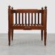 Large Arts & Crafts oak side chair, Belgium ca. 1915