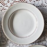Set of 8 mismatched deep plates L'Amandinoise