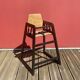 Wooden high chair for baby