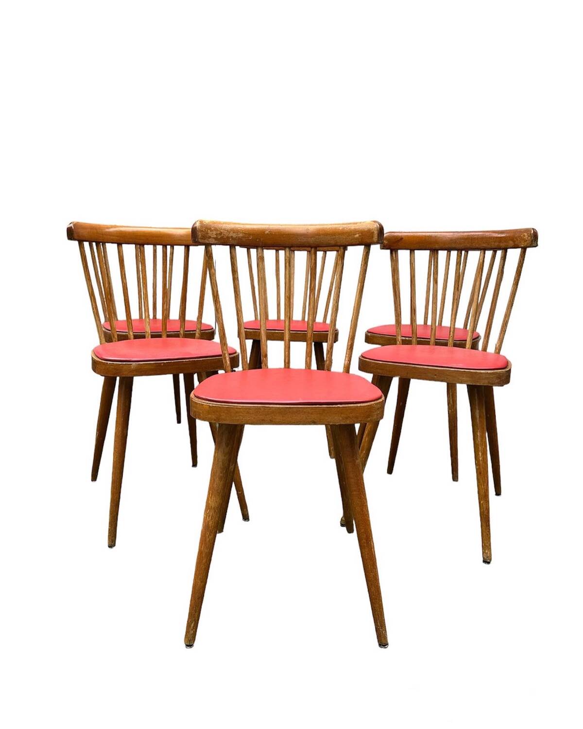 6 Chaises Baumann vintage
