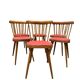 6 Chaises Baumann vintage