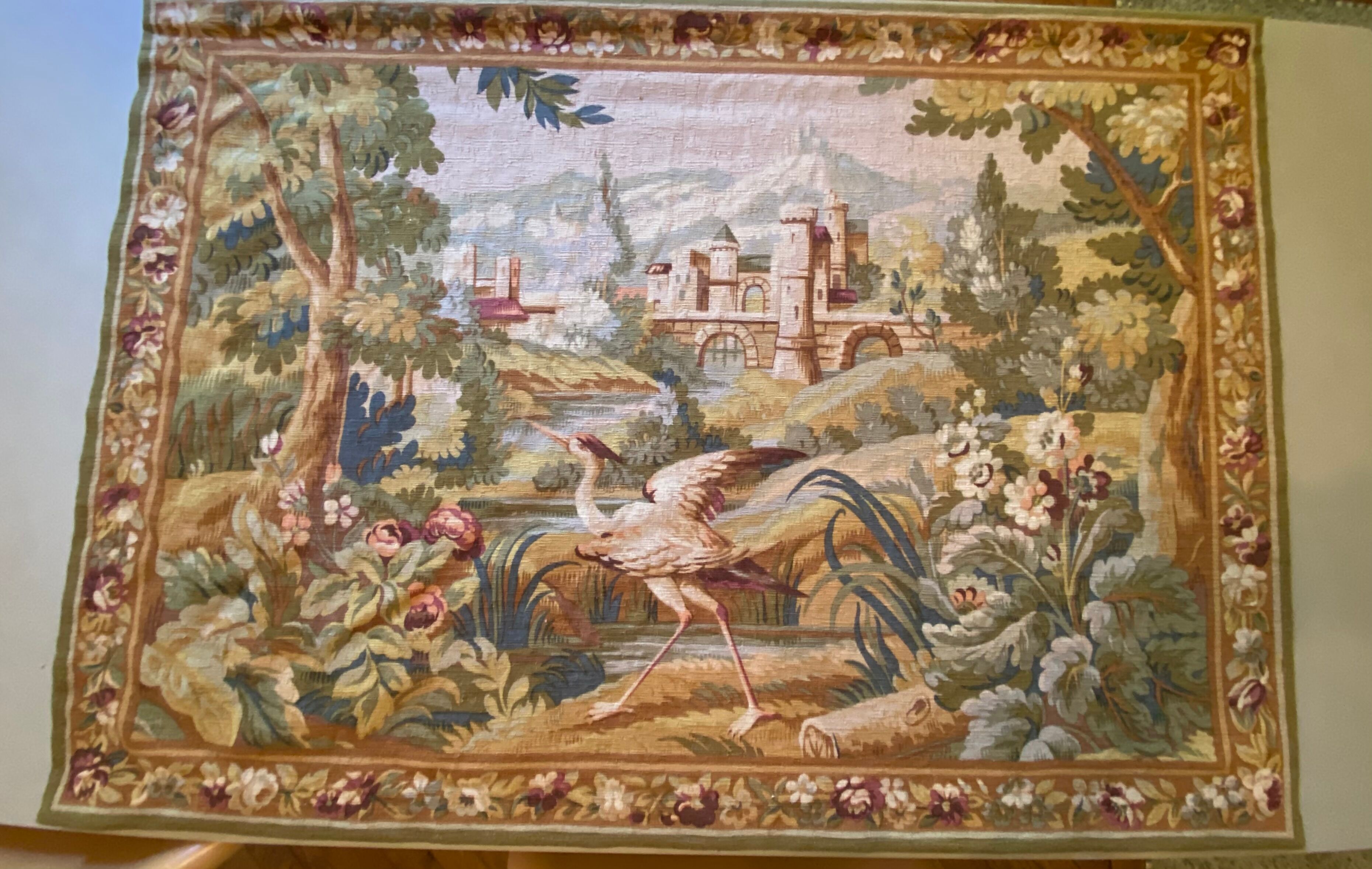 Numbered Aubusson tapestry