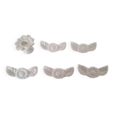 Porte couteau blanc en porcelaine