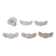 Porte couteau blanc en porcelaine