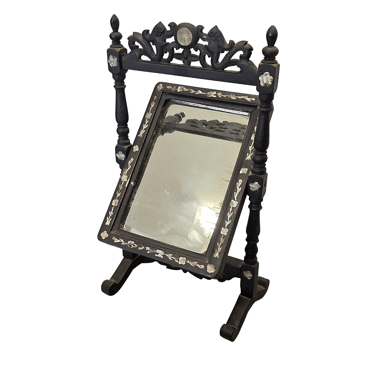 Antique Chinese Psyche Mirror, from the period 1840-1860.