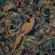 Mid Century wall tapestry with birds, animals, and leaves, Belgium 1960s.