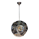 Lustre space age 70 modèle spoutnik chromé