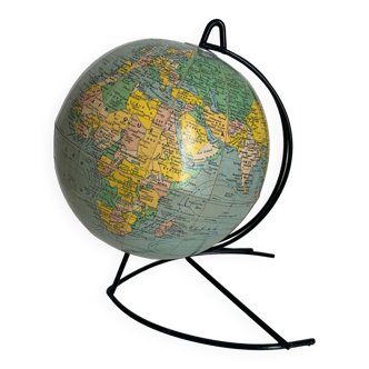 Globe terrestre 1960 Girard Barrère