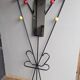 Large Wall Coat Rack from the 1950s-60s, Attributed to Roger Féraud