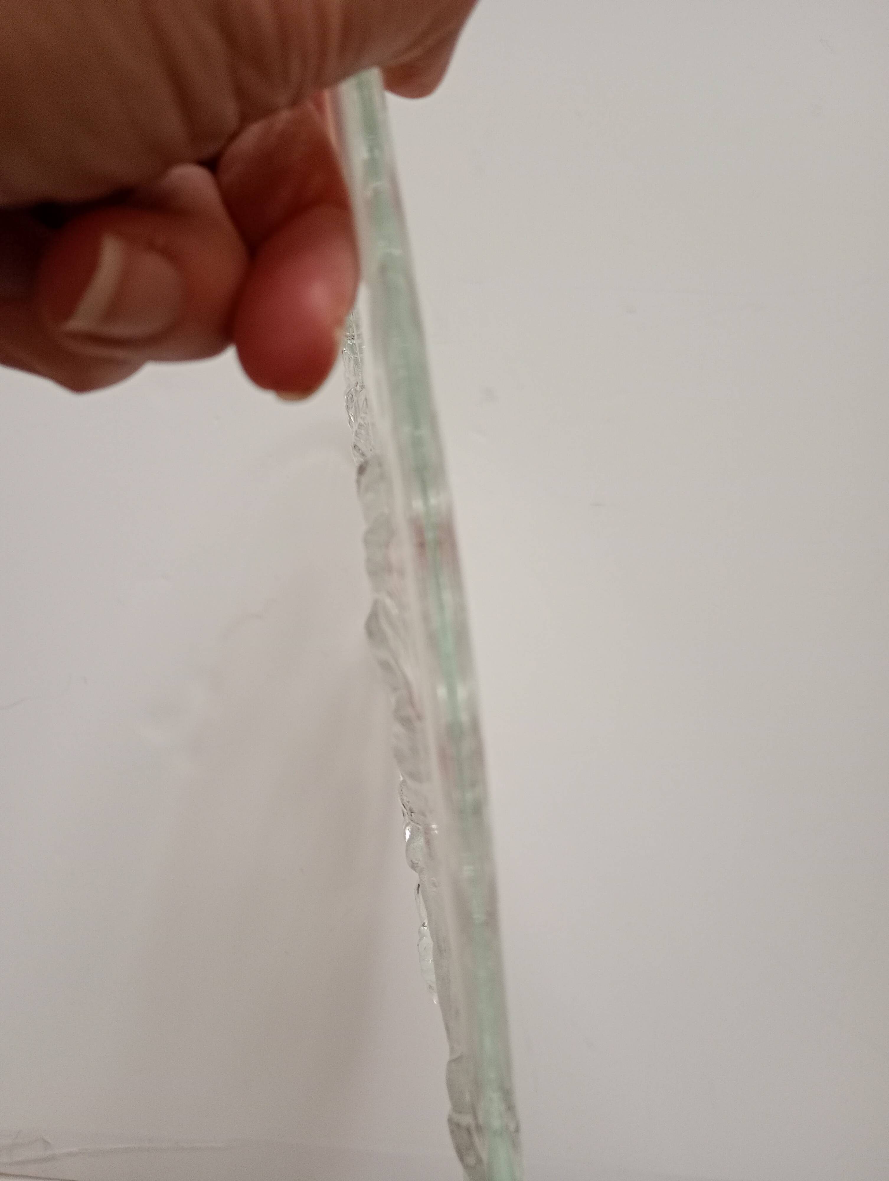 Cherry blossom glass pie dish