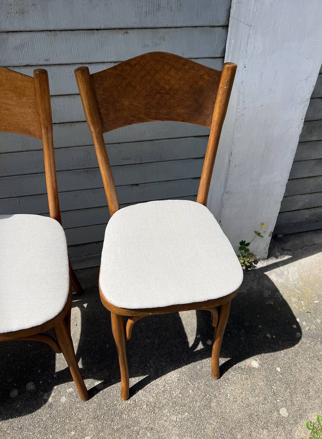 (Lot) 4 Chaises Bistrot Vintage (Restaurées)