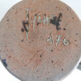 Set of four terracotta mugs