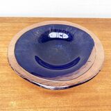 Mid-century Swedish glass bowl from Pukeberg Glass, 1960s.