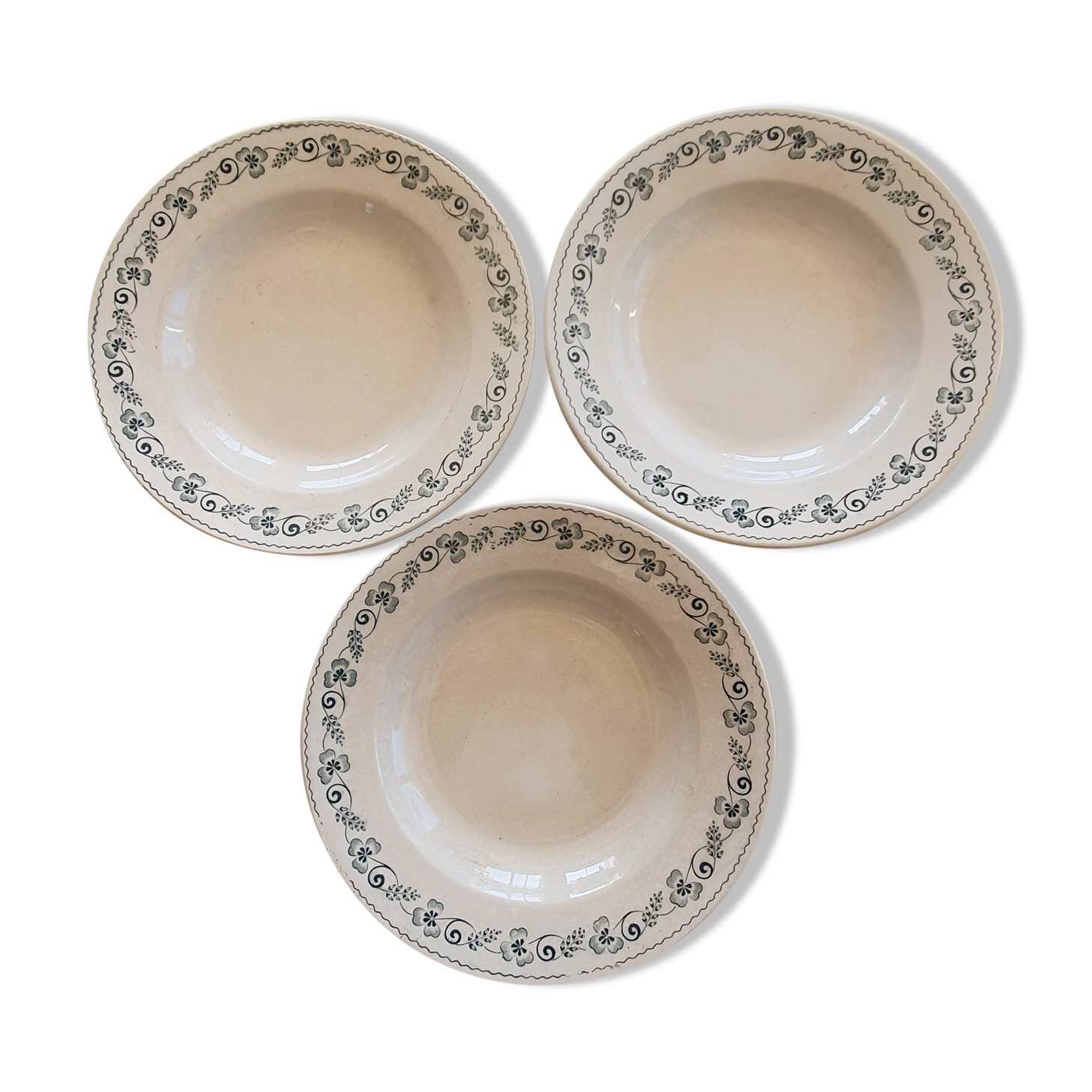 Assiettes creuses Gien