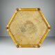 Vintage Italian rattan coffee table, 1960s.