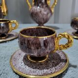 Complete coffee and tea set by Marius Gugie Vallauris Vintage