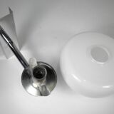 Paire d'appliques chrome et verre années 70