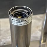 Vintage 80s chrome design floor lamp