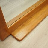 Mahogany-framed mirror, Italian design, 1970s, production: Italy