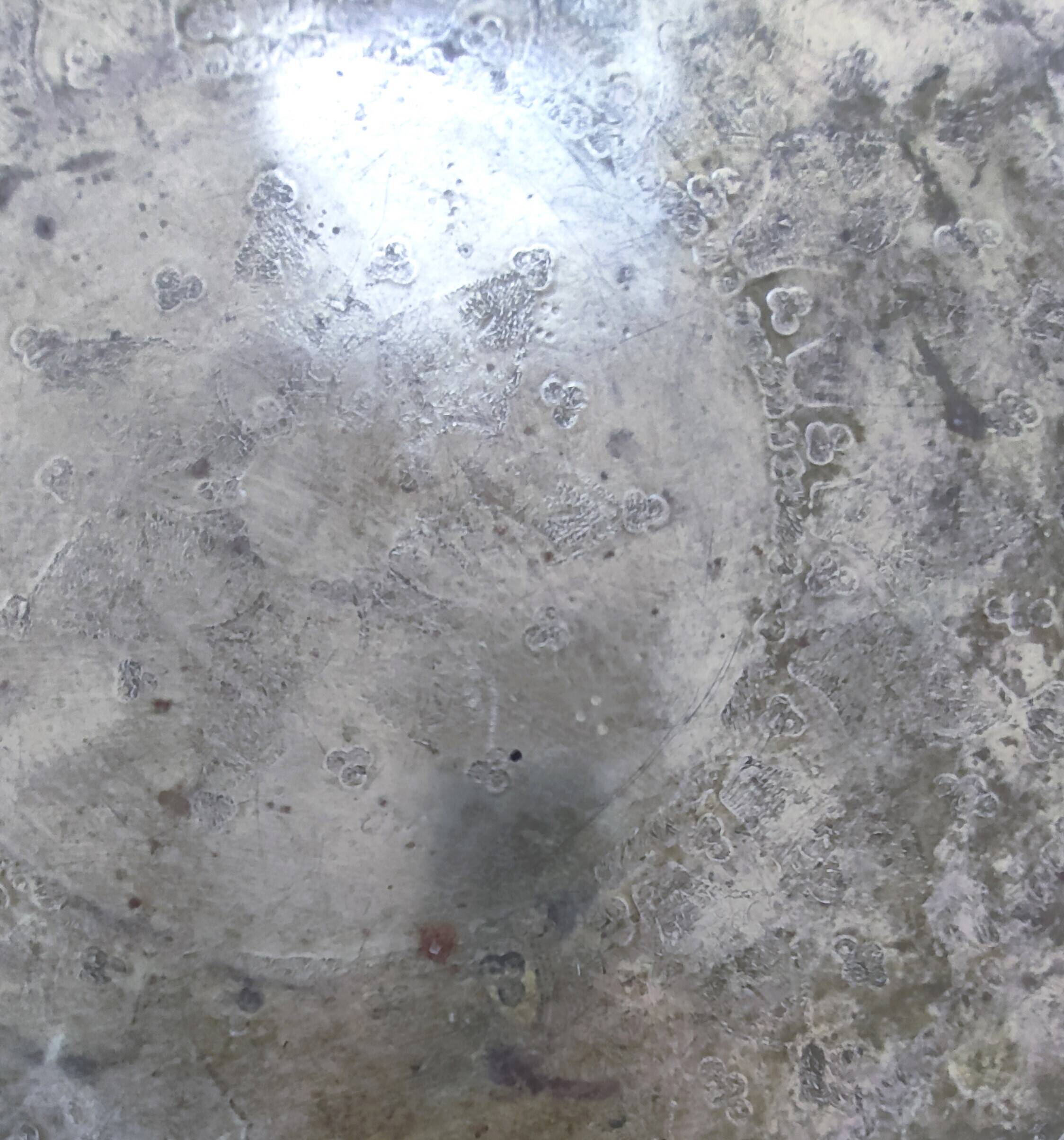 Moroccan brass tray from the 40s, diameter 41 cm