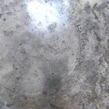 Moroccan brass tray from the 40s, diameter 41 cm