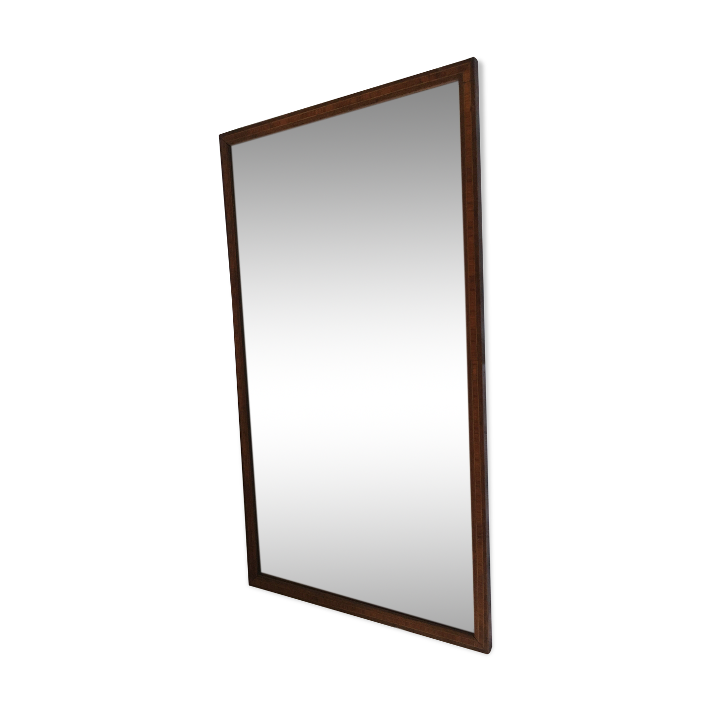 Marquetry mirror 47x26cm