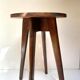 Wooden plant holder stool
