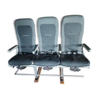 Lufthansa airline seat row