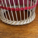 Wicker cage suspension