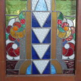 Art Deco stained glass door