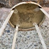 Industrial metal stool