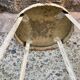 Industrial metal stool