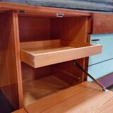 Czech wood and formica sideboard