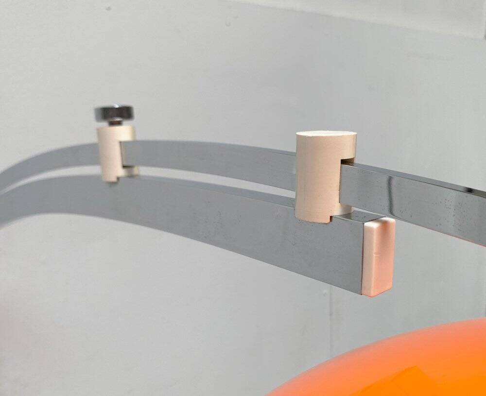 Mid-century space age extendable arc wall lamp, 1960s