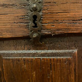 17th-century solid oak chest