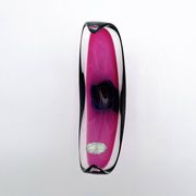 Murano Crystal Sommerso Fuchsia Turquoise Gondola Cup 19cm
