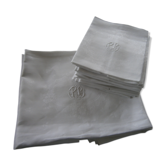 Tablecloth and napkin