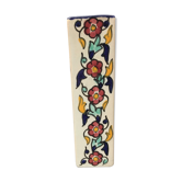 Former vase square ceramic decor vintage flowers