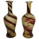 Paire de vases inspiration Murano, XIXème siècle