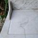 Toilet cabinet with marble plate