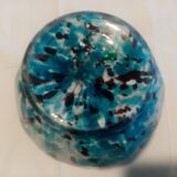 Superb old maroneen glass pate vase from the clichy crystal works